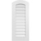Ekena Millwork Arch Top Surface Mount PVC Gable Vent: Non-Functional, w/ 3-1/2"W x 1"P Standard Frame, 16"W x 36"H GVPAR16X3601SN - alternate 1
